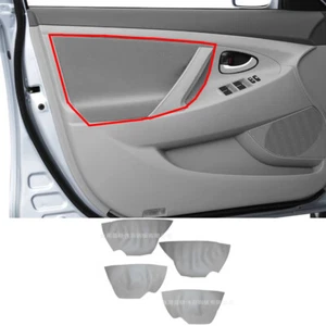 For Toyota Camry 2007-2011 Interior Door Armrest Wrap Grey Line Grey Leather 4PC - Bild 1 von 9