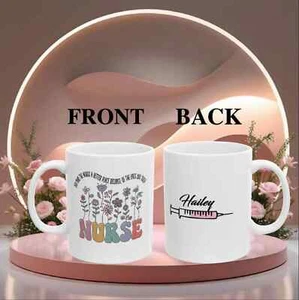 Taza de enfermera divertida taza de enfermera retro taza de enfermera boho taza de enfermera | Taza de enfermera genial - Imagen 1 de 10