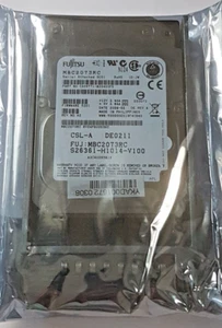73 GB SAS Fujitsu MBC2073RC 15000RPM 16MB HDD 2,5" intern Festplatte Neu + caddy - Picture 1 of 1