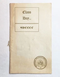 1900 Play Program ~ Western Reserve University Ohio Sr Class College for Women - Picture 1 of 4