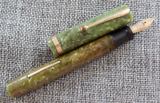 New listing
		Vintage Sheaffer Fountain Pen  Green Marble #122