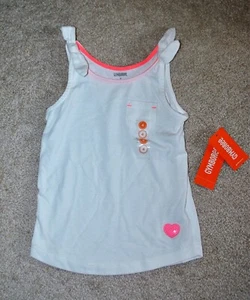Gymboree Girls' White Sleeveless Tank - Size 4 - Picture 1 of 2