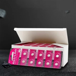 100 X AG3 1.55V Button Battery SR41 192 L736 384 SR41SW CX41 LR41 392 Cell Coin - Picture 1 of 9