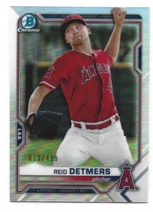 Reid Detmers - Refractor Bowman Chrome Prospects 2021/499 #BCP-26 - LA Angels - Imagen 1 de 2
