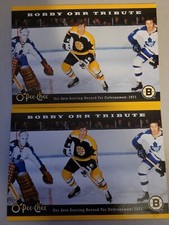 Bobby Orr 2007-08 OPC Tribute Jumbo Insert #ORR6 Boston Bruins defensemen