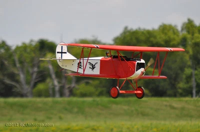  1/4 Scale  Fokker D-VII  88 inch   RC Model Airplane  Plans in PDF format on CD - Image 1 of 4