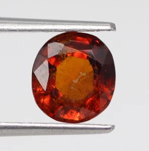 Granate Hessonita Natural 1.44 Ct Suelto Ovalado Sin Calor Color Marrón África Piedra Preciosa - Imagen 1 de 10