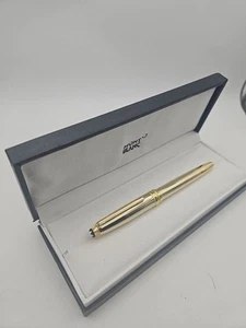 Montblanc solitare pen gold vermeil le grand 144 with box rollerball pen - Picture 1 of 2