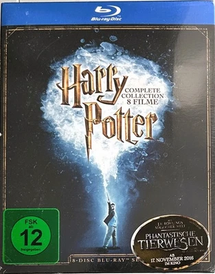Harry Potter - The Complete Collection  -  8 BluRay  Neu OVP - Bild 1 von 3