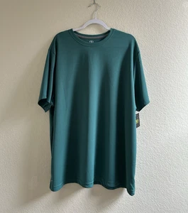 Athletic Works Teal Stretch Mens DriWorks Breathable Core T-shirt Sz 2XL (50-52) - Picture 1 of 18