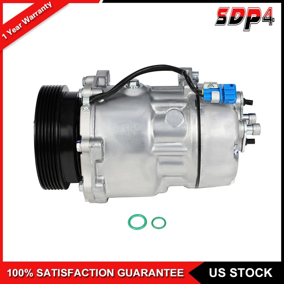 Compresor de aire acondicionado para Volkswagen Beetle Jetta Golf 1998-1999 2000 2001 77554 Foto 1 de 1