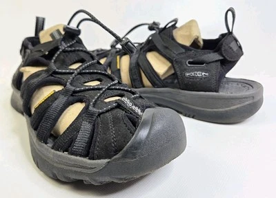 Босоножки Keen Whisper женские размер 9 черные пляжные для прогулок спорта на открытом воздухе походные - Изображение 1 из 4