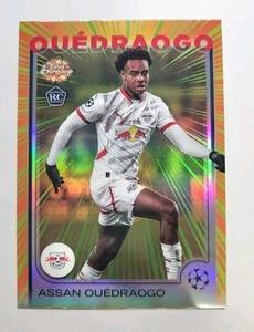 Assan Ouedraogo 2024-25 Topps Chrome UCC Radiating Rookies #RR-8 RC RB Leipzig - Picture 1 of 2