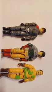 GI Joe 3 Figuren Lot Vintage inkl. Low Light Backstop mit Helm Clean Sweep - Bild 1 von 3