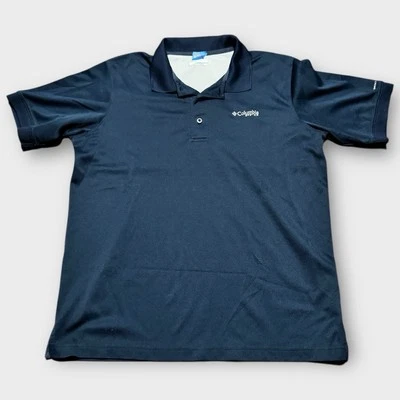 COLUMBIA PFG Omni-Sombra Azul Polo Camisa de Pesca Ventilada Para Hombres Camiseta al Aire Libre Foto 1 de 3