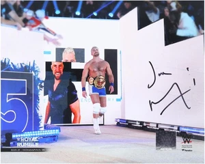 Joe Hendry WWE Autographed 8" x 10" 2025 Royal Rumble Entrance Photograph - Picture 1 of 1