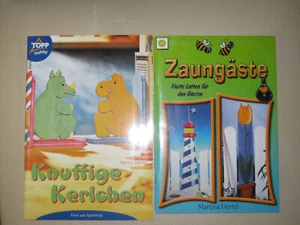 Zaungäste und Knuffelige Kerlchen, zwei Bastelbücher für Holz Dekoration - Bild 1 von 1