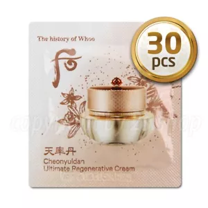 The History of Whoo Cheonyuldan Ultimate Regenerating Cream 1ml x 30pcs - Picture 1 of 1