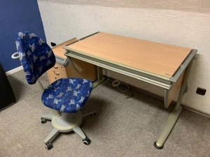 Moll Jugendschreibtisch Kinderschreibtisch mit Stuhl und Rollcontainer - Bild 1 von 9