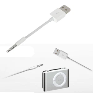 3.5mm USB Data Sync Audio Cable Cord Adapter Convertor For iPod Shuffle 1 2 Gen - Picture 1 of 5