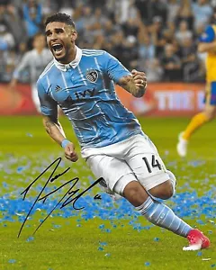 Dom Dwyer Sporting Kansas City foto firmata autografata 8x10 certificato di autenticità con prova... - Foto 1 di 2