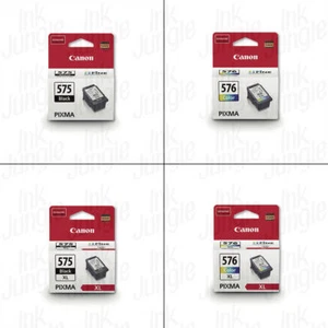 Canon PG575 CL576 PG575XL CL576XL Ink Cartridges For PIXMA TR4750i Printer - Picture 1 of 14