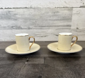 Teetasse und Untertasse Tchibo zertifizierte Ware TCM Porzellan 2 Sets - Bild 1 von 19