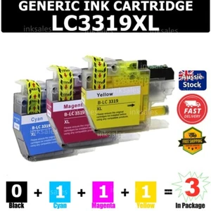 3x LC3319XL Colour Ink For Brother MFC J5330DW J5730DW J6530DW J6930DW J6730DW - Picture 1 of 2