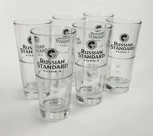 6 x Russian Standard Vodka Longdrinkglas Mixglas Stackablegläser Wodka Glas 0518 - Bild 1 von 8