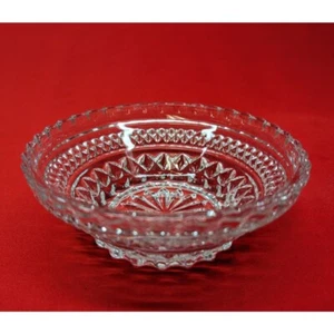 Wexford Clear by Anchor Hocking Vintage 5 1/2" Pressed Glass Fruit Dessert Bowls - Picture 1 of 7