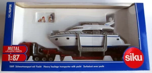 Siku 1849 MAN Schwertransport mit Jacht Drettmann Eleganz 1:87 1/87 H0 Super neu - Bild 1 von 1