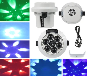 Luz LED láser 4 en 1 sonido activado fiesta DJ iluminación cabeza móvil - Imagen 1 de 12
