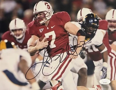 Toby Gerhart Signed Autographed Stanford Cardinal 8x10 Photo JSA COA  - Image 1 of 2