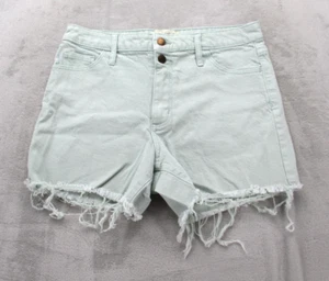 Universal Thread Boyfriend Cut-Offs Damen 6 hellgrün Denim Stretch Baumwolle - Bild 1 von 11