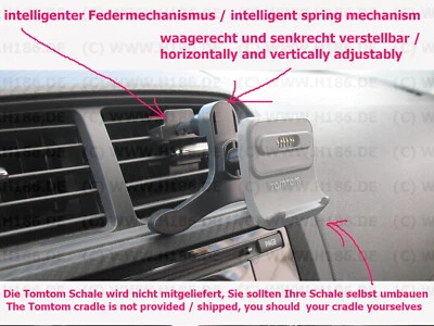 #299.2 compatibile con Tomtom 620 6200 6250 7350 griglia di ventilazione trasformazione kit supporto