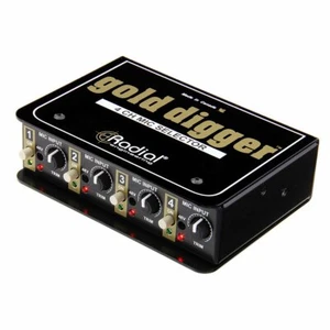 Radial Gold Digger 4-Channel Mic Selector - Picture 1 of 1
