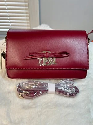 Bolso Bandolera Badgley Mischka Rojo Con Lazo-Nuevo Con Etiqueta Foto 1 de 4