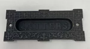 Vintage Antique Victorian Eastlake Letters In Door Mail Slot Spring - Picture 1 of 8