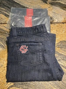 Womens Custom University of South Carolina Keims Ranch Jeans Size 16/34 - Picture 1 of 3