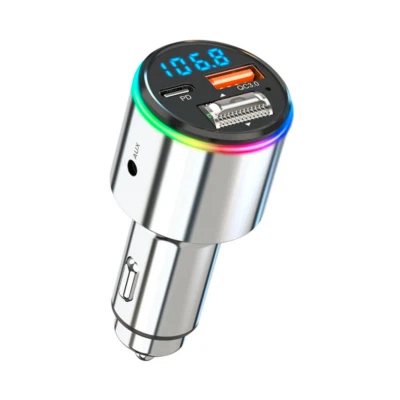 Bluetooth AUX Stereo Music Home Car Receiver MP3 Player Stereo FM Transmitter - Image 1 of 4