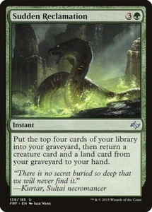 MTG UC REGULAR FRF: FATE REFORGED - NM- SUDDEN RECLAMATION 139/185 - Picture 1 of 1