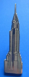 Chrysler Building New York NYC Pinback/Button kostenloser Versand - Bild 1 von 3