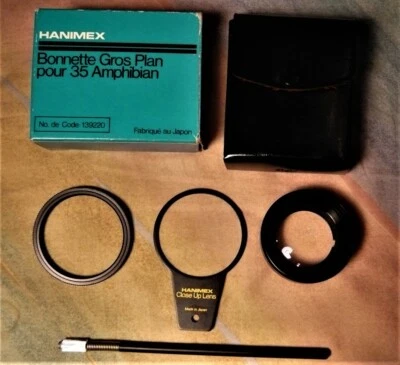 UNDERWATER - Juego de lentes de primer plano HANIMEX. ROSCA 35MM. ¡NUEVO! Foto 1 de 4