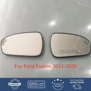 Mirror Glass W/Blind Spot Detect L&R For Ford Fusion 2013-2020 DS7Z-17K707-A/C - Picture 1 of 6