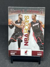 2015-16 Panini NBA Hoops Double Trouble Dwayne Wade And Chris Bosh #8 Heat