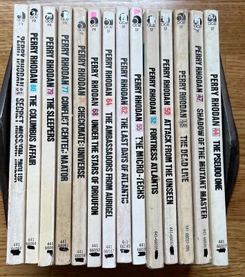 14X PERRY RHODAN Ace Science Fiction Volumes 44 - 84 1st Printings Book Lot ** - Image 1 of 4
