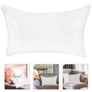 Camping Cushion Camping Pillow Clear Pillow Insert Transparent Inflatable - Picture 1 of 12