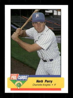 1994 Fleer ProCards Charlotte Knights AAA-2  Herby Perry BXCP24 - Image 1 of 2