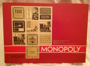 Vintage 1964 Parker Brothers MONOPOLY Real Estate Brettspiel, vollständig - Bild 1 von 9