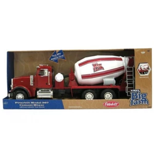 Big Farm Red Peterbilt Model 367 Cement Mixer Tractor 1/16th Scale - Picture 1 of 2